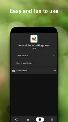 Animal Sounds Ringtones android App screenshot 0